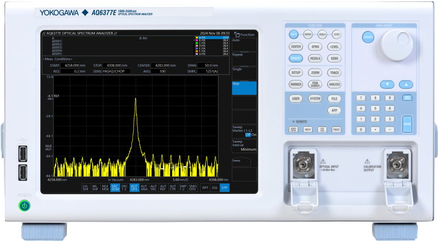 光スペクトラムアナライザ